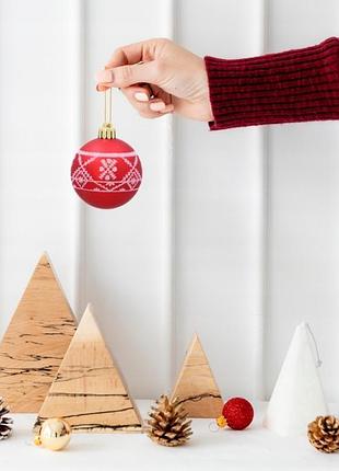 Новорічні прикраси gif 30 шт, 3-6 см chomik gdow