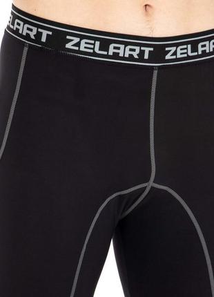 Комплект термобілизни чоловічий zelart  розмір m-2xl чорний10 фото