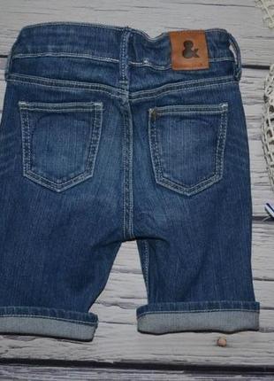 1 - 2 года 92 см h&m фирменные джинсовые шорты шортики узкачи4 фото