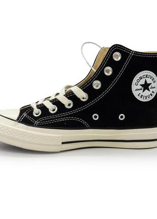 Высокие черно-белые кеды conceives le i sure в стиле конверс, converse chuck 70 38. размеры в наличии: 38, 39,