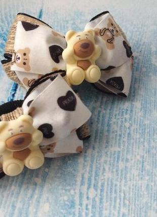 Розовые бантики мамина зайк