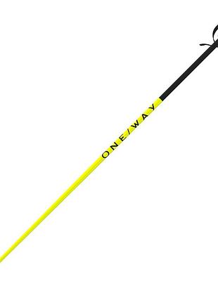 Гірськолижні палиці fischer one way fr 16 - neon yellow '24 розмір 135