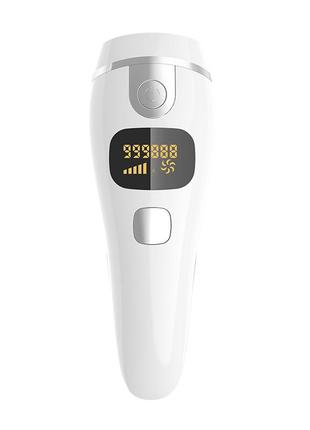 Фотоепілятор портативний ipl hair removal для домашнього використання білий