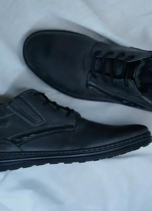 Зимняя обувь серого цвета 42 и 45 размер. ботинки польские.3 фото
