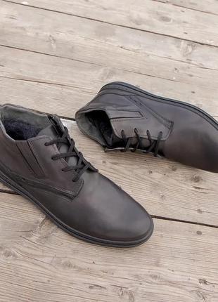 Зимняя обувь серого цвета 42 и 45 размер. ботинки польские.6 фото