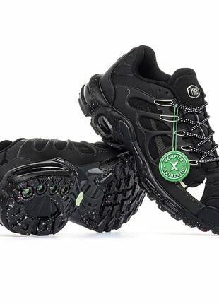 Кросівки жіночі / чоловічі чорні nike air max terrascape plus black green