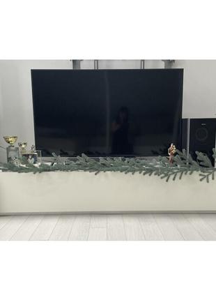 Гирлянда хвойная traditional литая 1,2 м голубая