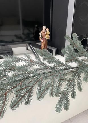 Гирлянда хвойная traditional литая 1,2 м голубая
