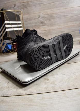 Мужские кроссовки adidas niteball mid triple black5 фото