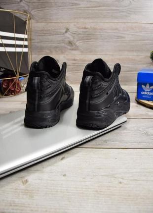 Мужские кроссовки adidas niteball mid triple black4 фото