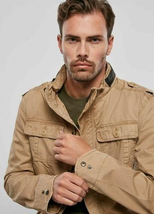 Куртка мужская brandit britannia jacket camel песочный (m)7 фото