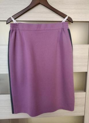 Безупречная ♥️👑♥️ трикотажная юбка карандаш красивого цвета