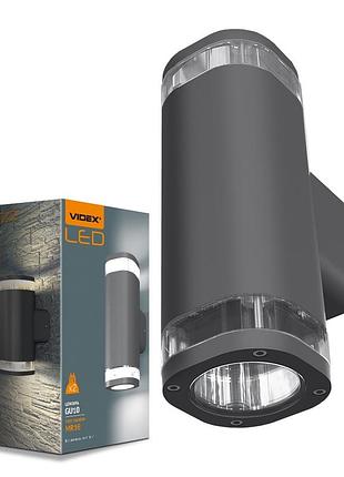 Led світильник архітектурний ar071g ip54 videx gu10*2