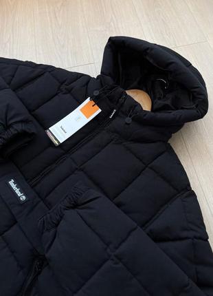 Дутая зимняя куртка-анорак timeberland progressive utility puffer jacket black (tb 0a5vch001).5 фото