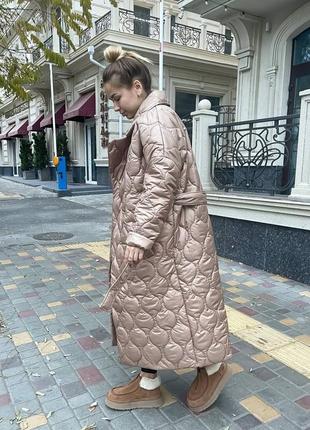 Стильное женское пальто (42-48)3 фото