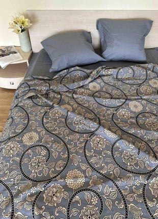 Постельное белье коричневая абстракция1 фото