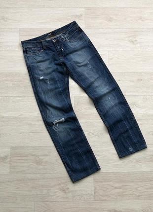 Оригінальні джинси dolce & gabbana logo destroyed jeans distressed torn blue1 фото