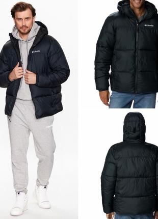 Зимняя мужская куртка columbia puffectTM hooded jacket (wx9792-010).1 фото
