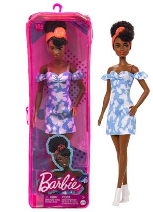 Кукла barbie fashionistas dolls, барби модница black up-do hair1 фото