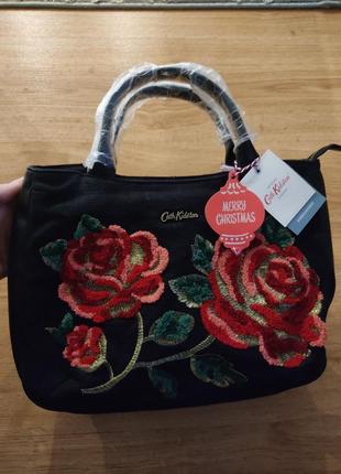 Брендова сумка з вишивкою cath kidston