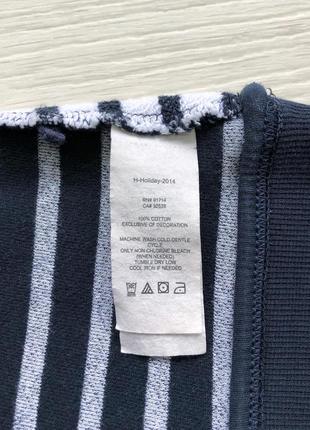 Оригинальный свитер, свитшот, кофта armani exchange stripe sweatshirt blue/white6 фото