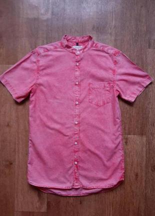 Яркая розовая рубашка river island
