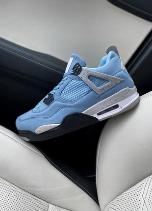 Кроссовки nike air jordan retro 4 se university blue2 фото