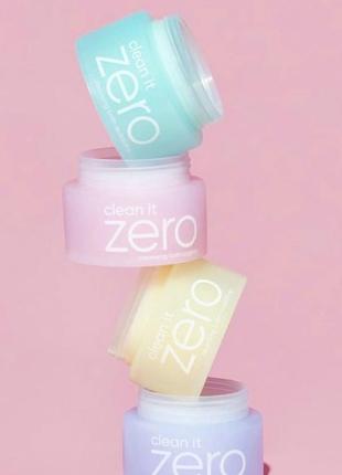 Clean it zero, очищающий сорбет для лица, корейская косметика для лица
