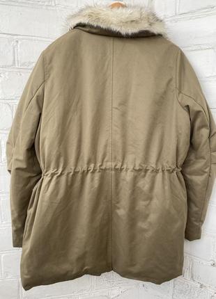 Нереально крутая куртка парка хаки h&amp;m🔥🔥3 фото