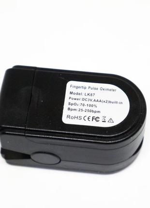 Пульсометр pulse oximeter lk873 фото