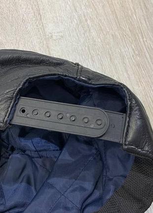 Чоловіча шкіряна кепка yamaha7 фото