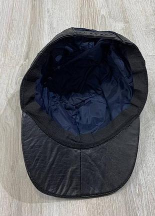 Чоловіча шкіряна кепка yamaha8 фото