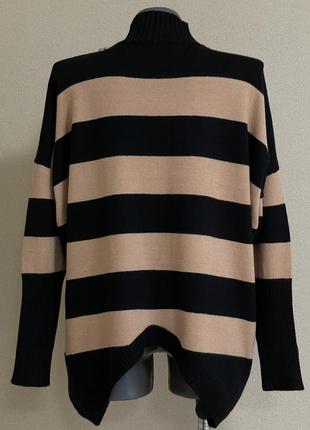 Ефектний, яскравий,модний асиметричний светр-балахон, оверсайз7 фото