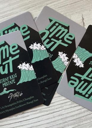 Stray kids time out двусторонние карточки открытка ломо карты стрей кидс кей поп k-pop...