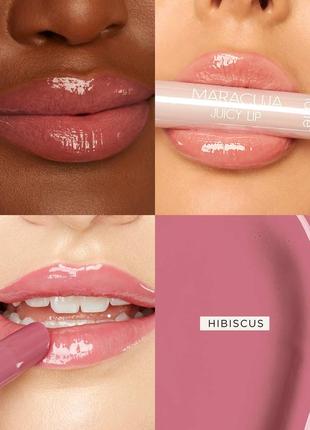 Универсальный блеск тинт плампер для губ tarte maracuja juicy lip plumper hibiscus2 фото