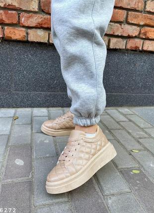 Теплі на хутрі кросівки на платформі кеди / осінь евро зима кроссовки на платформе