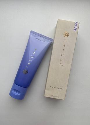 Мʼякий очищуючий гель tatcha the rice wash soft cream cleanser