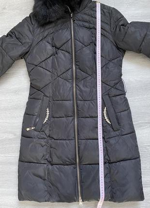 Зимняя удлиненная куртка-пуховик5 фото