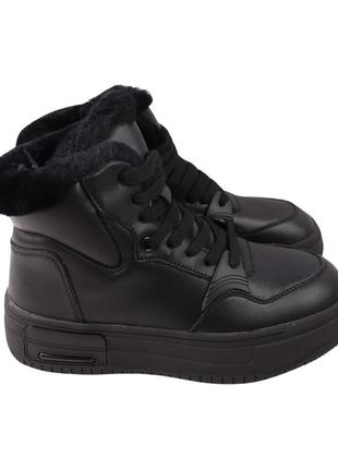 Ботинки женские sorte lady черные натуральная кожа, 40