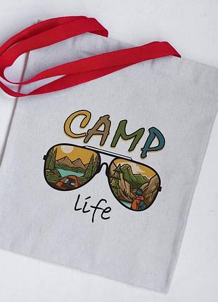 Эко сумка шоппер camp life