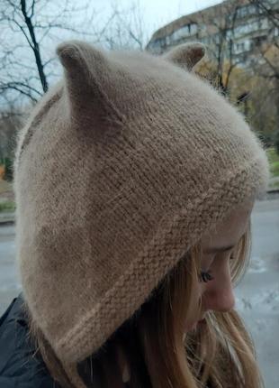 Чепчик с ушками, каточепчик