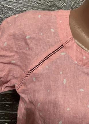 Льняная блуза блузка4 фото