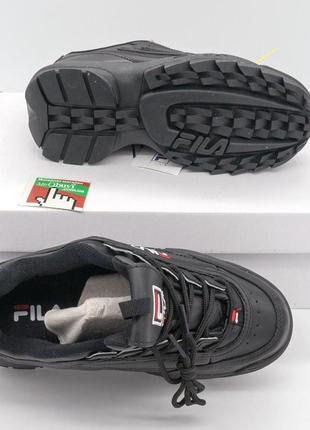 Женские полностью черные кроссовки fila disruptor 2. топ качество! 36. размеры в наличии: 36, 37.4 фото