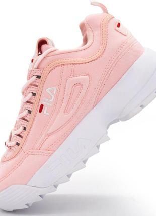 Жіночі рожеві кросівки fila disruptor 2. топ якість! 37. розміри в наявності: 37, 38, 39, 40.