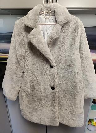 Легенька тепленька шубка з еко- хутра р.44-46