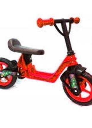 Велобег cosmo bike красный, колеса 10 eva, в кор. 56*37*15см, тм kinder way, украина