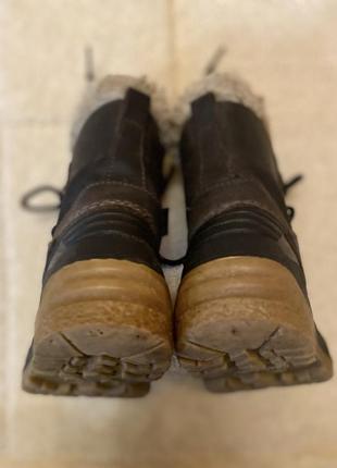 Зимові теплі  шкіряно-гумові чобітки "canadian" на хлопчика3 фото