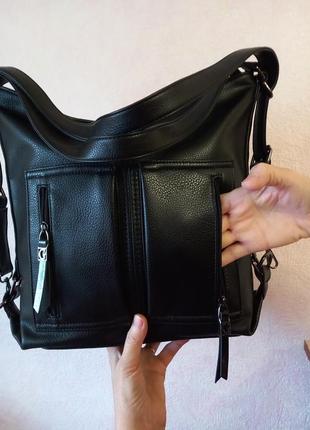 Сумка-рюкзак экокожа2 фото