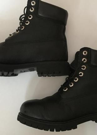 Timberland кожаные зимние ботинки оригинал4 фото