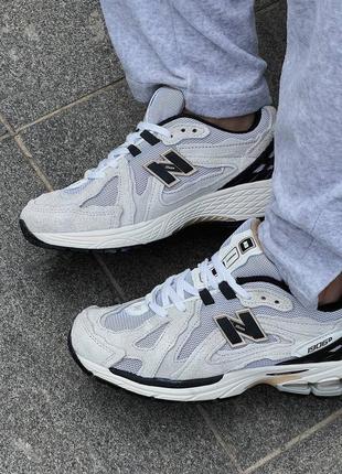 Женские кроссовки new balance 1906r white/gold/black